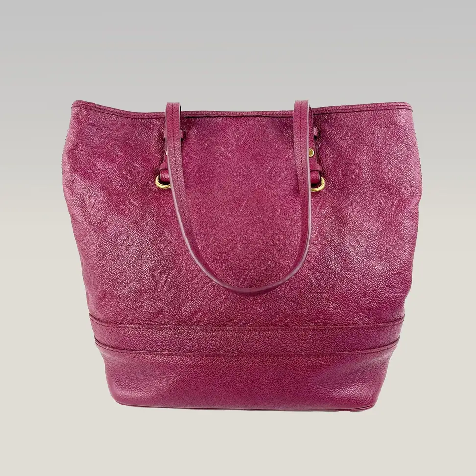 Louis Vuitton Monogram Empreinte Tote in Bordeaux, photo 3