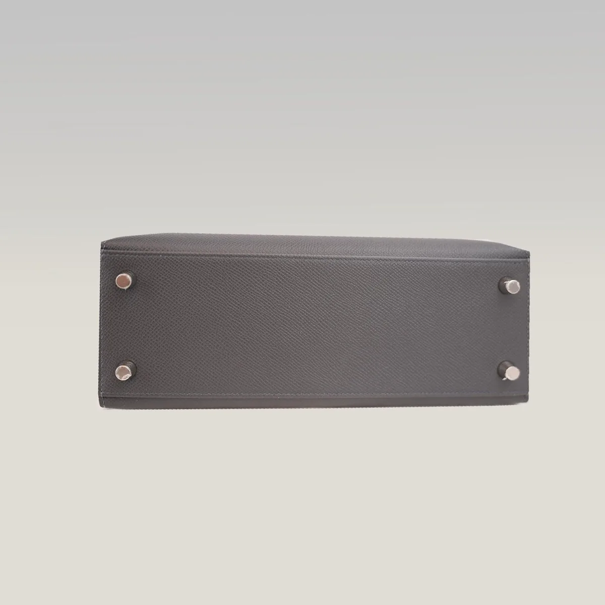 Hermès Kelly 25 Sellier in Smoke Grey and Blue, photo 4