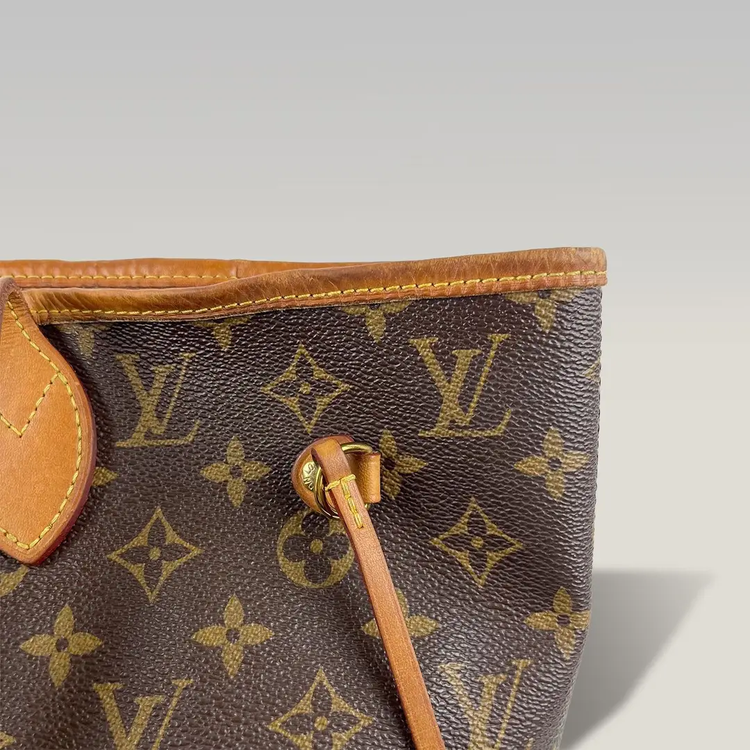 Louis Vuitton Neverfull MM in Brown with Orange Interior, photo 6