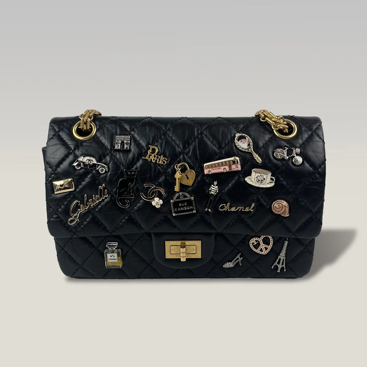 Chanel Lucky Charms Flap in Black, photo 2