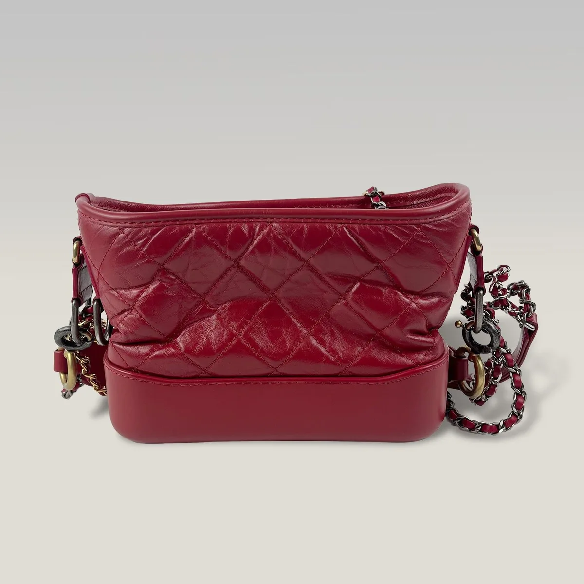 Chanel Gabrielle Hobo Small in Red, photo 3