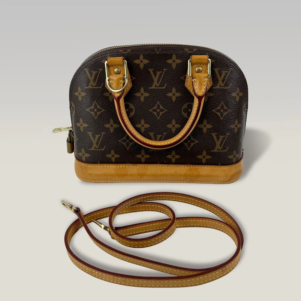 Louis Vuitton Alma MM in Brown, photo 4