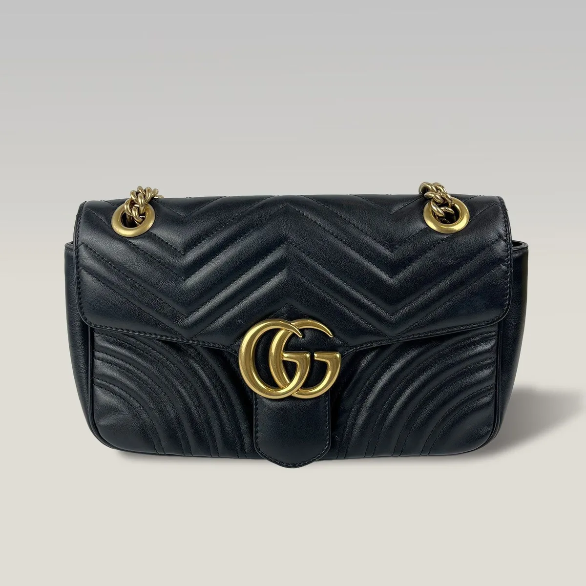 Gucci GG Marmont Medium in Black, photo 2