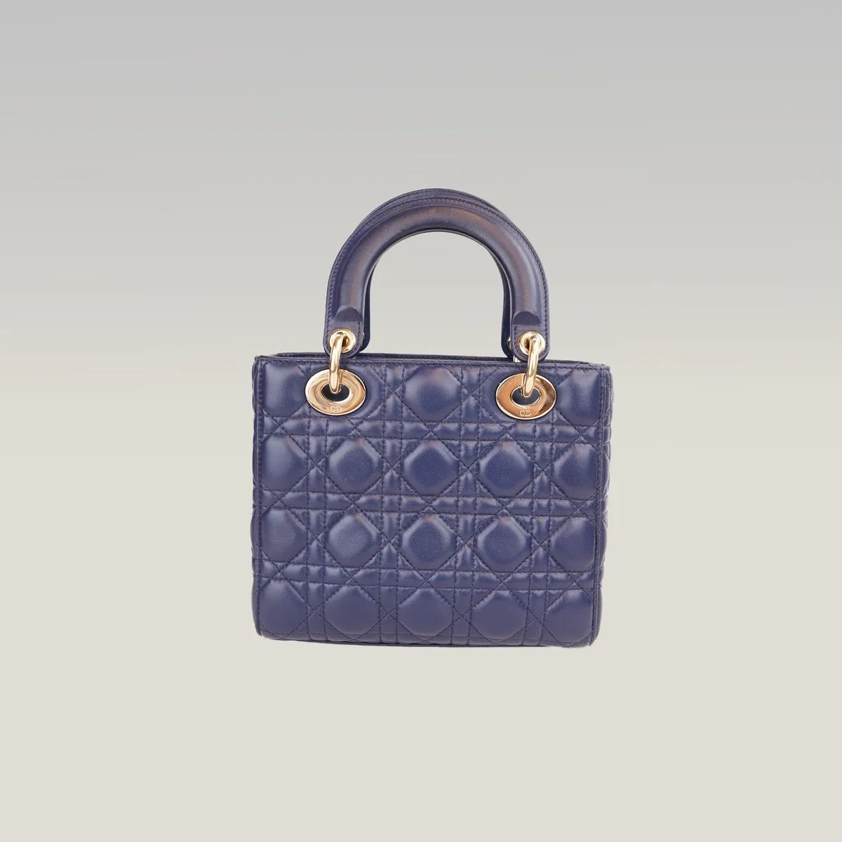 Dior Lady Dior Small in Navy Blue, photo 3