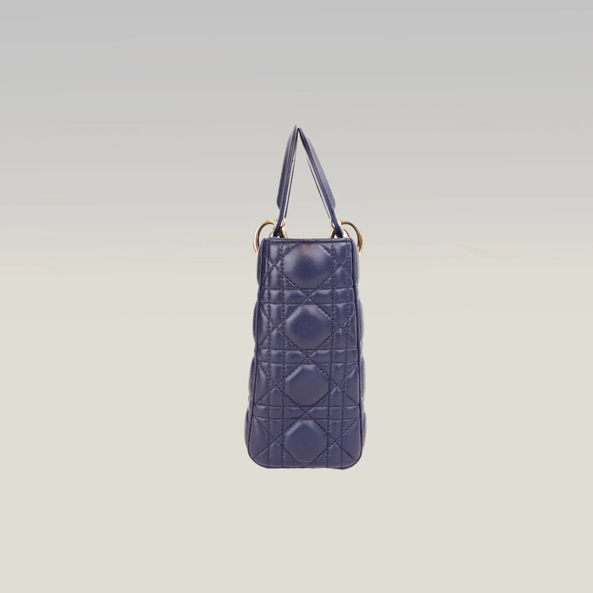 Dior Lady Dior Small in Navy Blue, photo 5