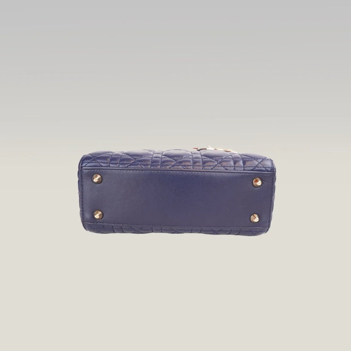 Dior Lady Dior Small in Navy Blue, photo 6