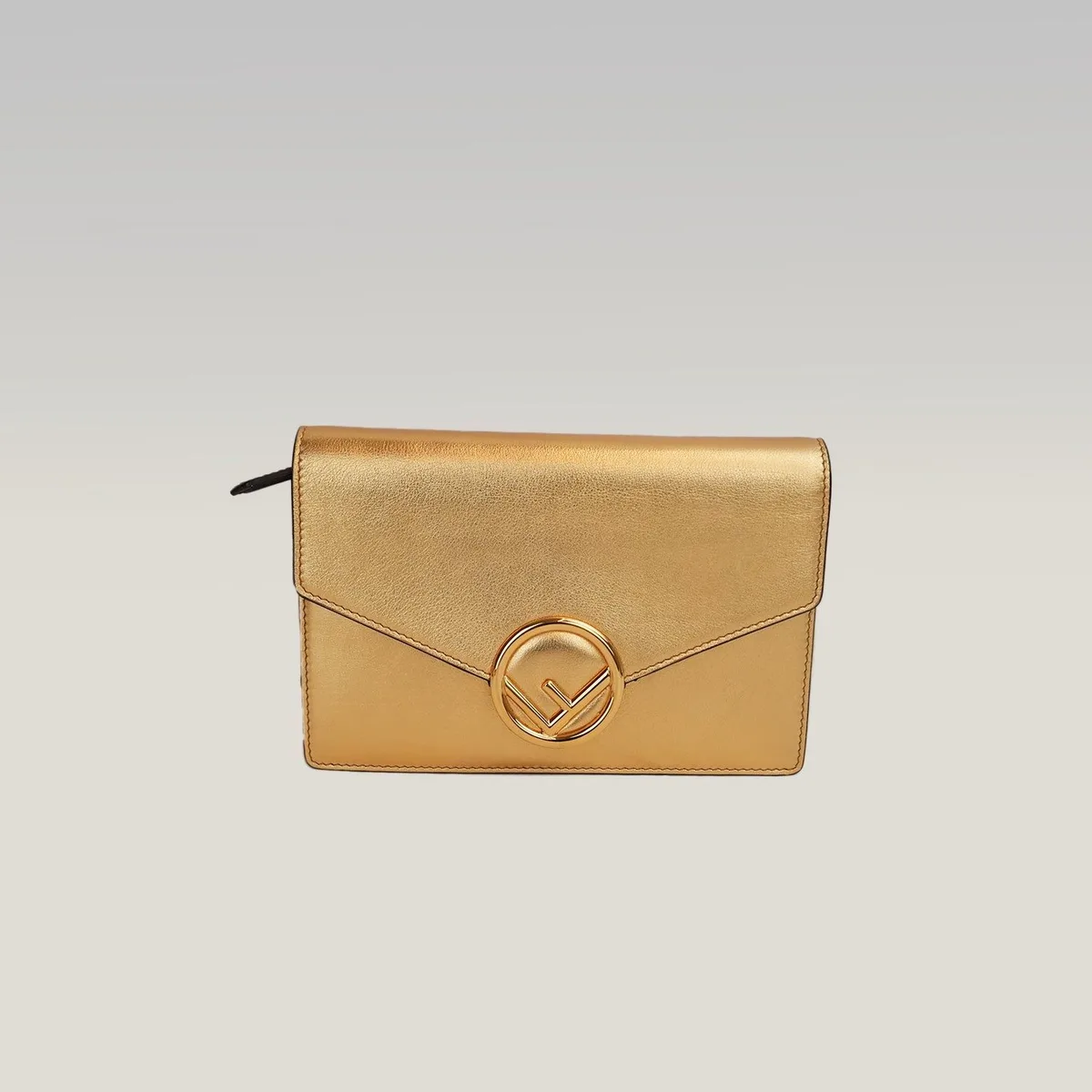 Fendi Wallet on Chain in Gold, photo 2