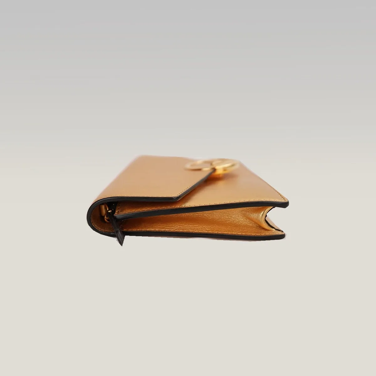 Fendi Wallet on Chain in Gold, photo 4