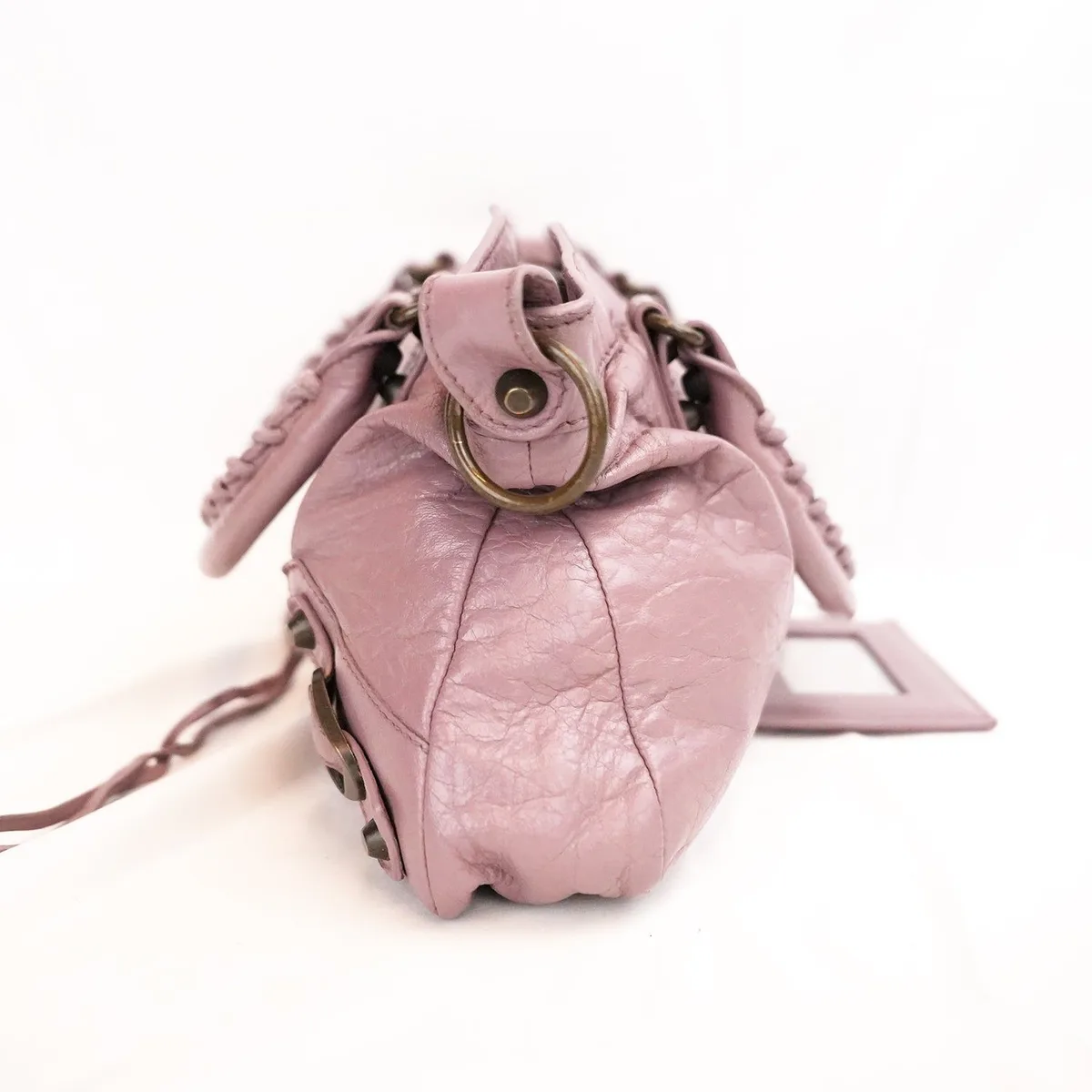 Balenciaga City Medium rose parme, photo 4