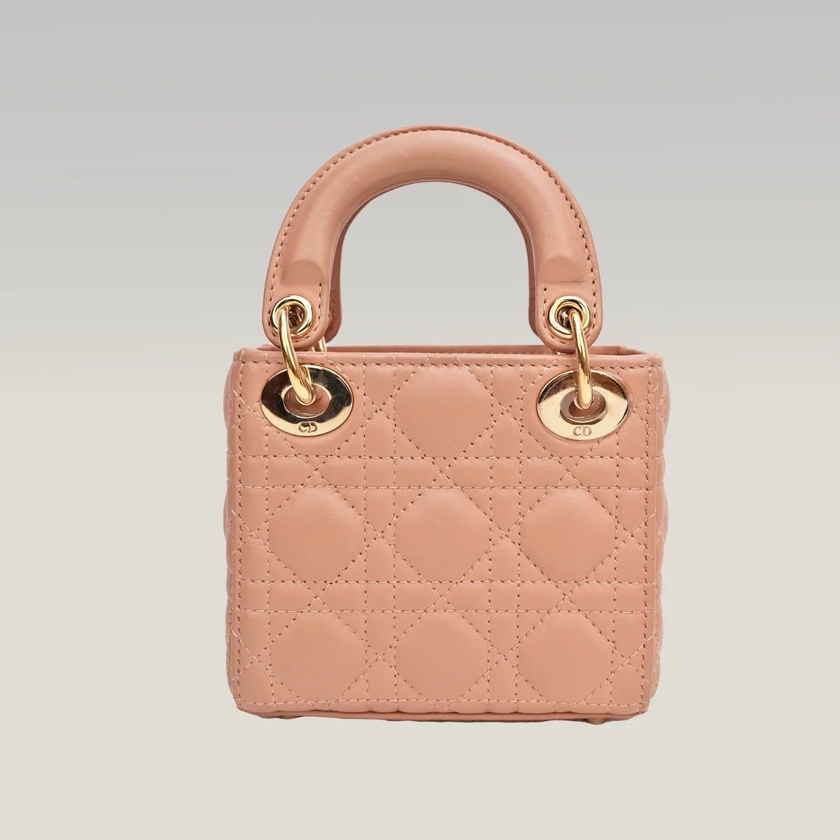 Dior Lady Dior Micro in Powder Pink, photo 3
