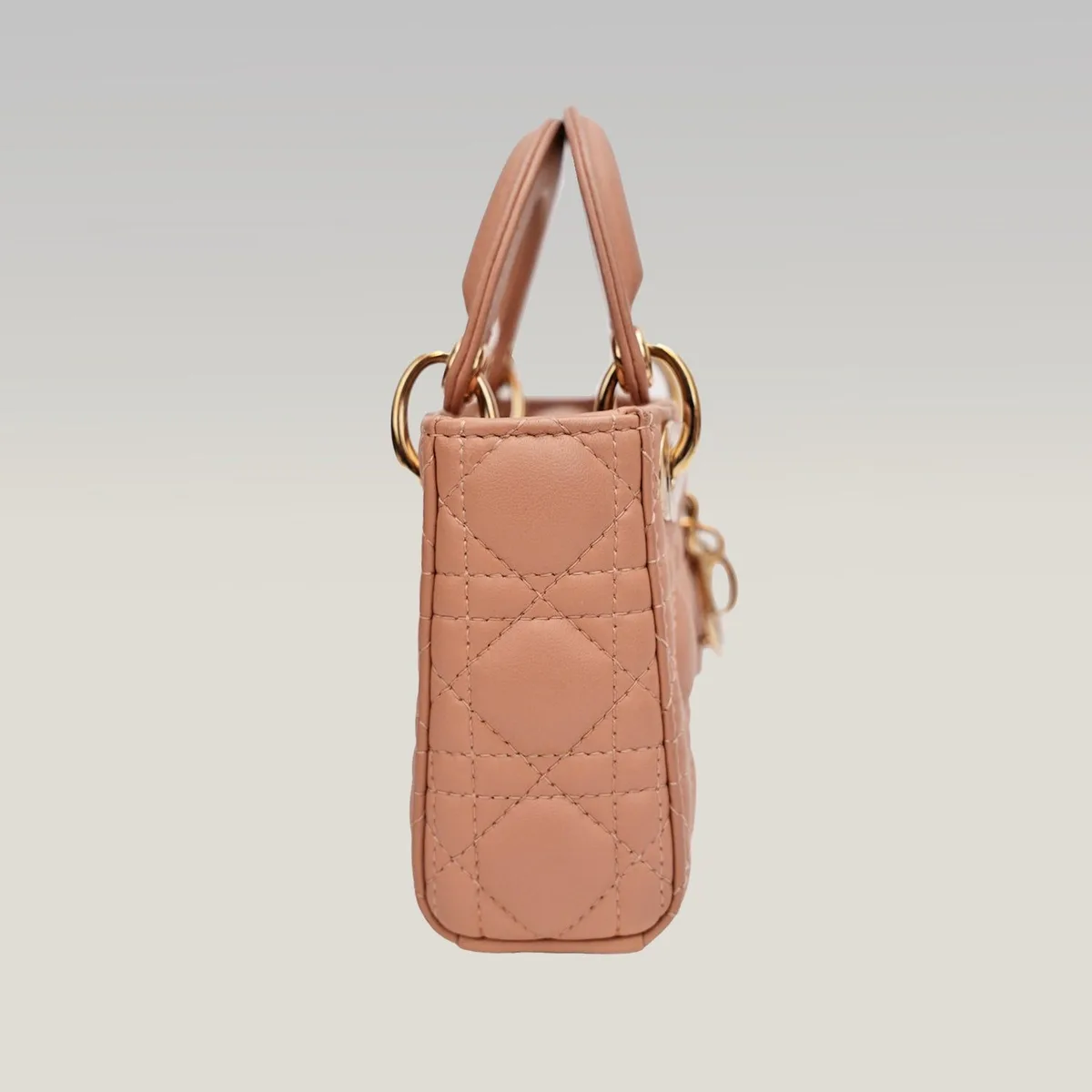 Dior Lady Dior Micro in Powder Pink, photo 5