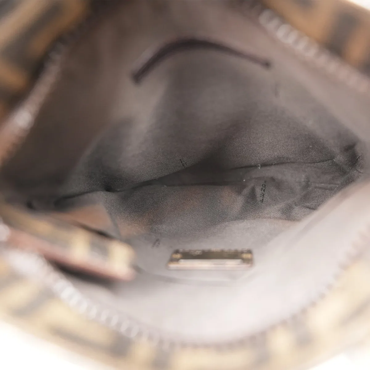 Fendi Zucca Shoulder Bag in Brown, photo 6