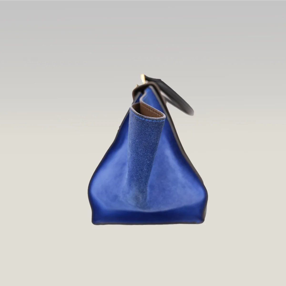 Celine Trapeze in Electric Blue, Black and Taupe, photo 6