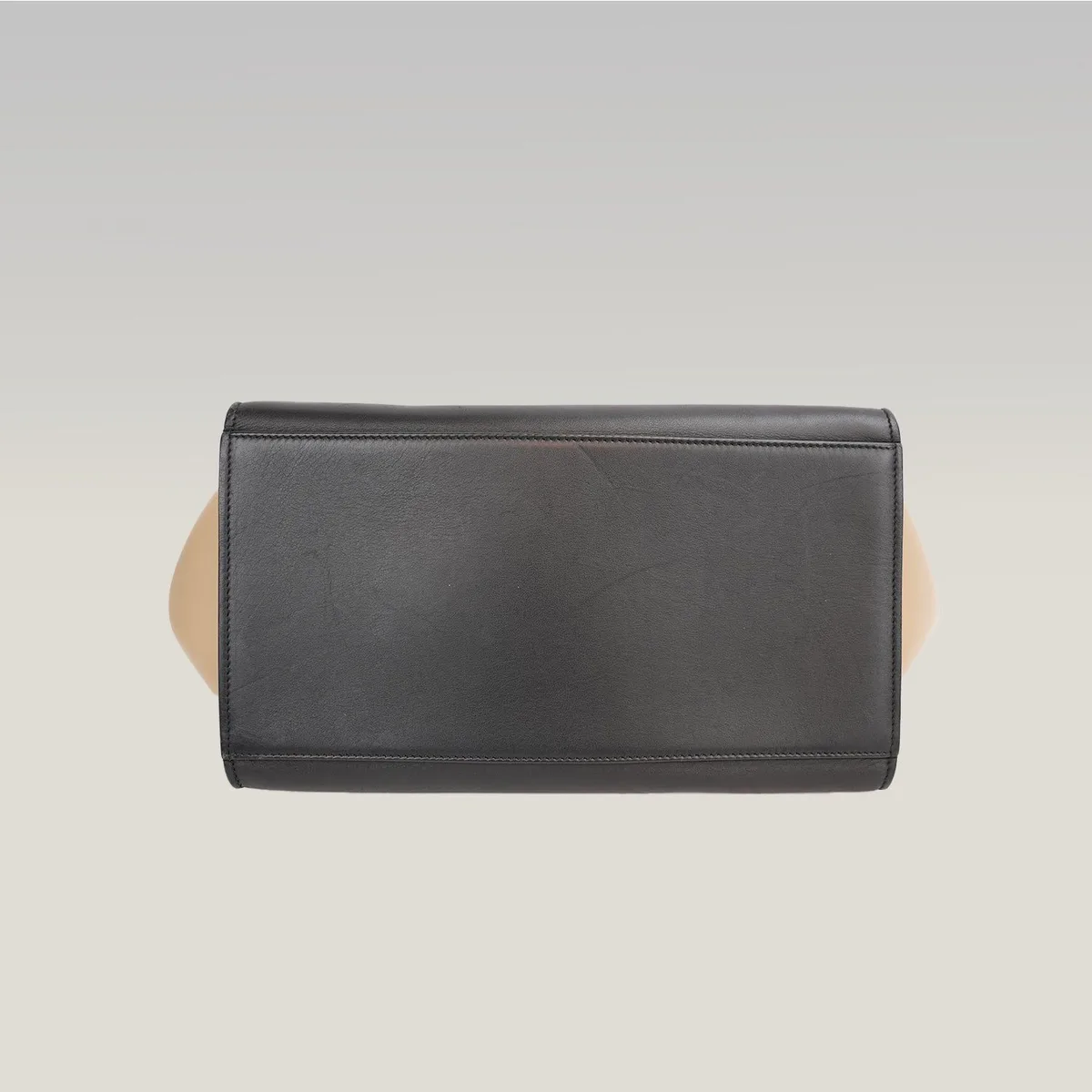 Celine Trapeze Medium电光蓝、黑色与奶油色，图片6