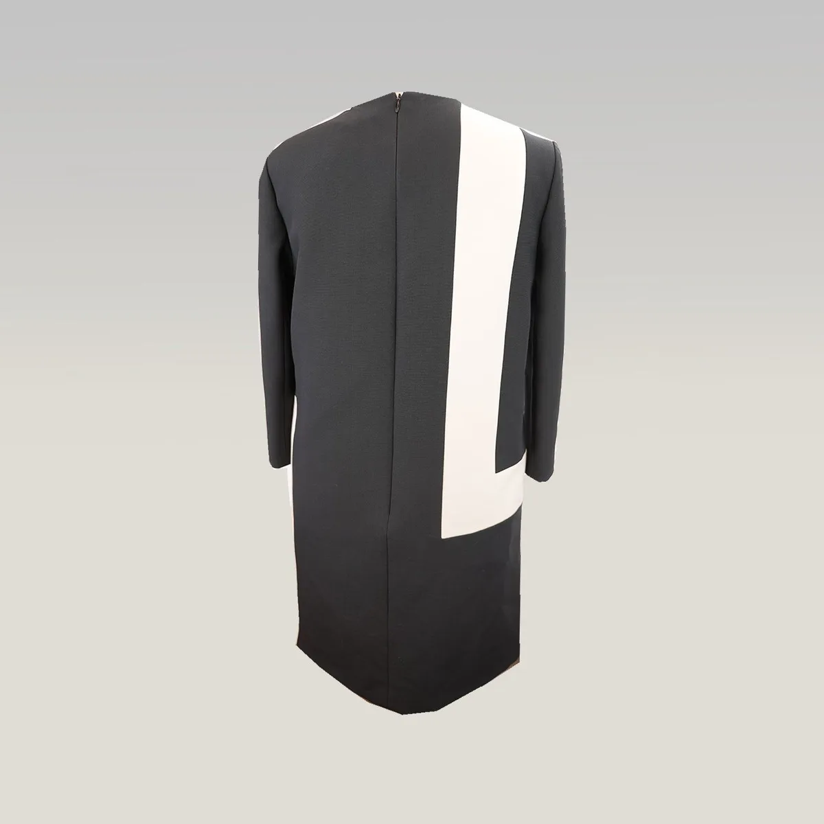 Dior Wool and Silk Dress in Black and White, photo 2