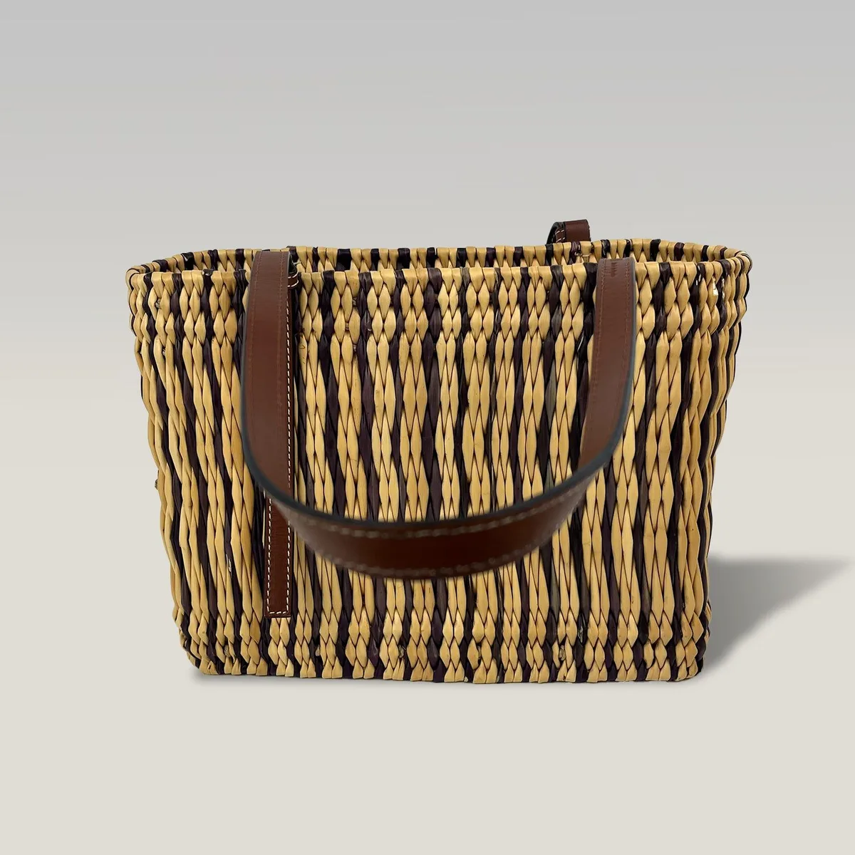 Loewe Small Tote in Beige and Purple, photo 3