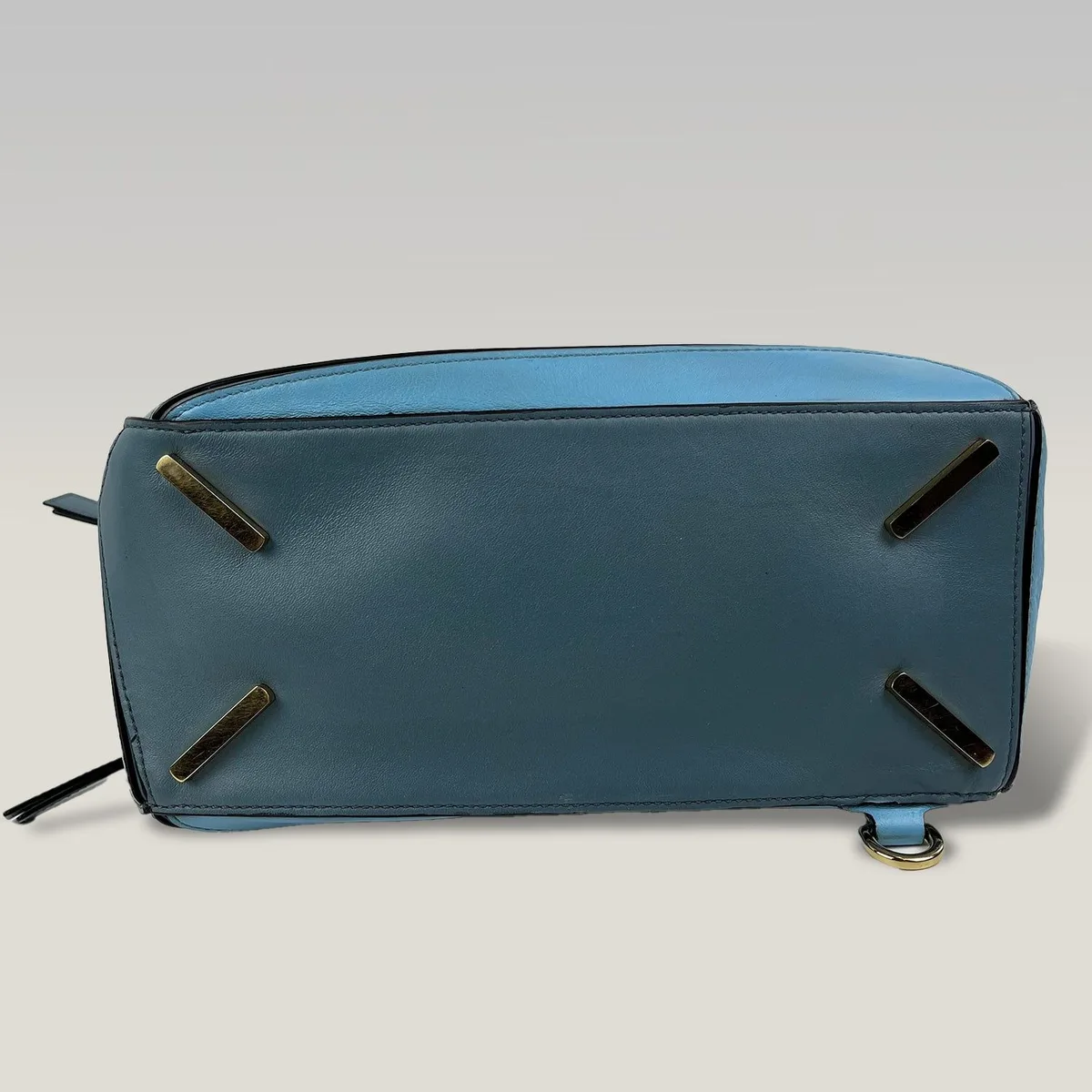 Loewe Puzzle Medium in Light Blue and Grey, photo 4