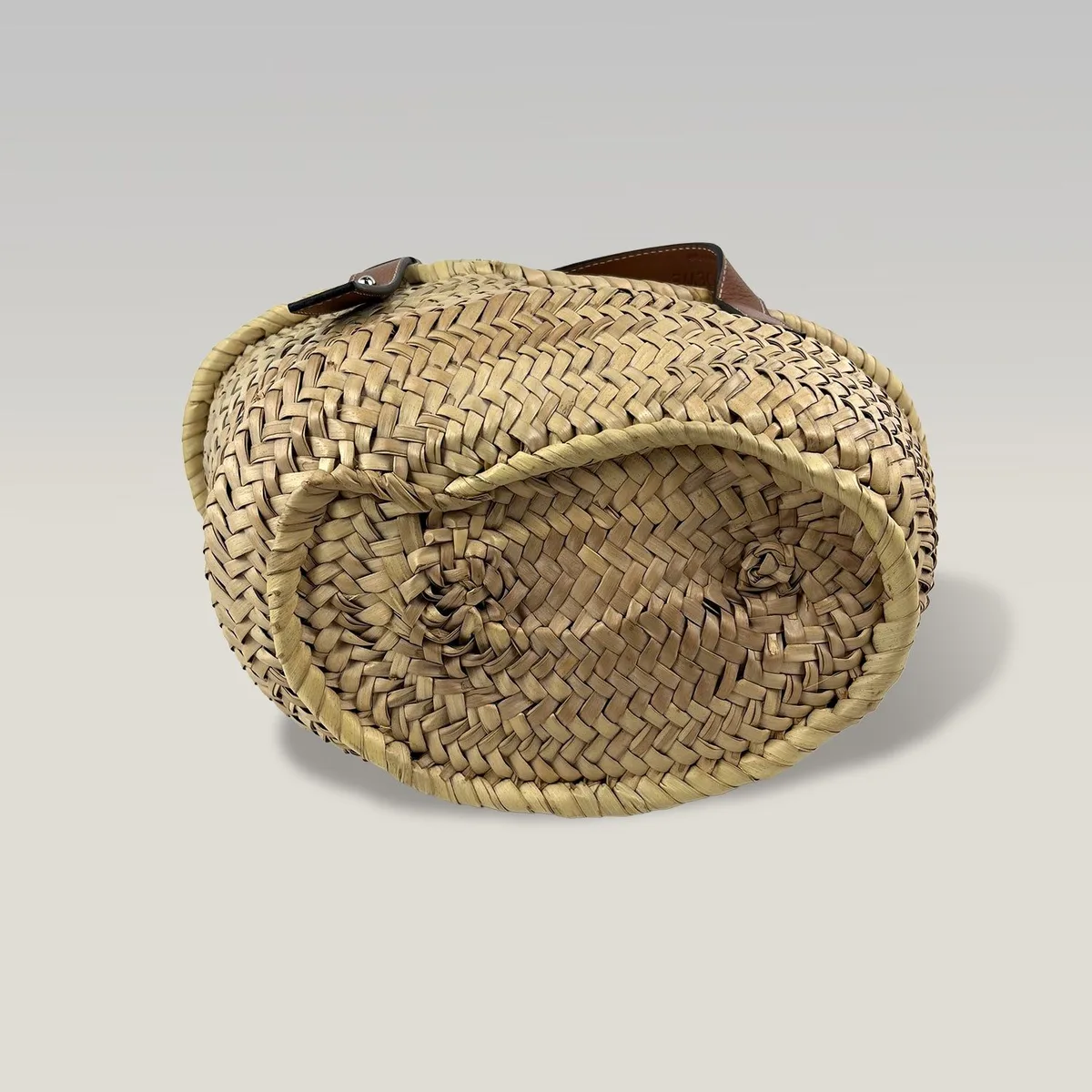 Loewe Small Basket Bag in Natural and Tan, photo 4