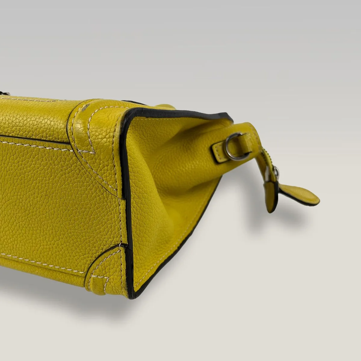 Celine Nano Luggage in Yellow, photo 5