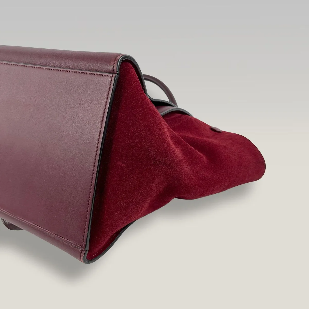 Celine Trapeze bordeaux e rossa, foto 4