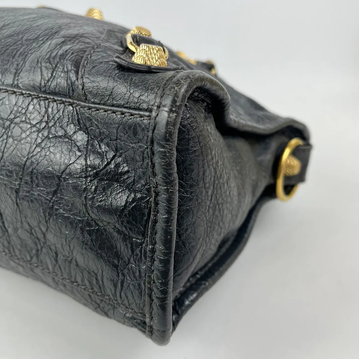 Balenciaga Classic Motorcycle nera, foto 4