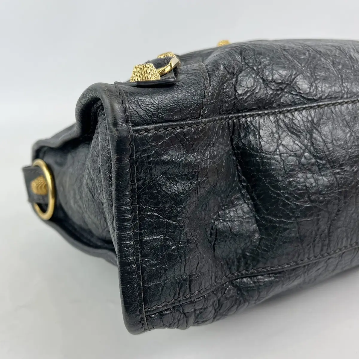 Balenciaga Classic Motorcycle nera, foto 5