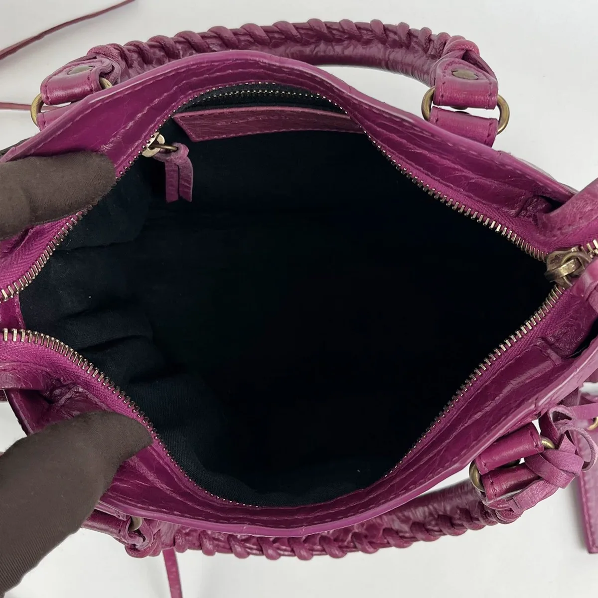 Balenciaga Classic City Mini in Fuchsia, photo 5
