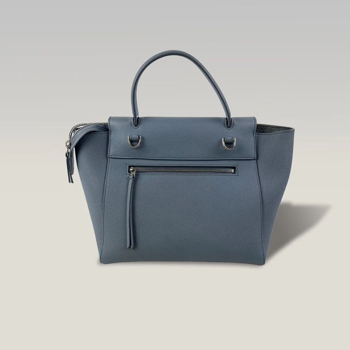 Celine Belt Bag Micro in Dusty Blue, photo 3