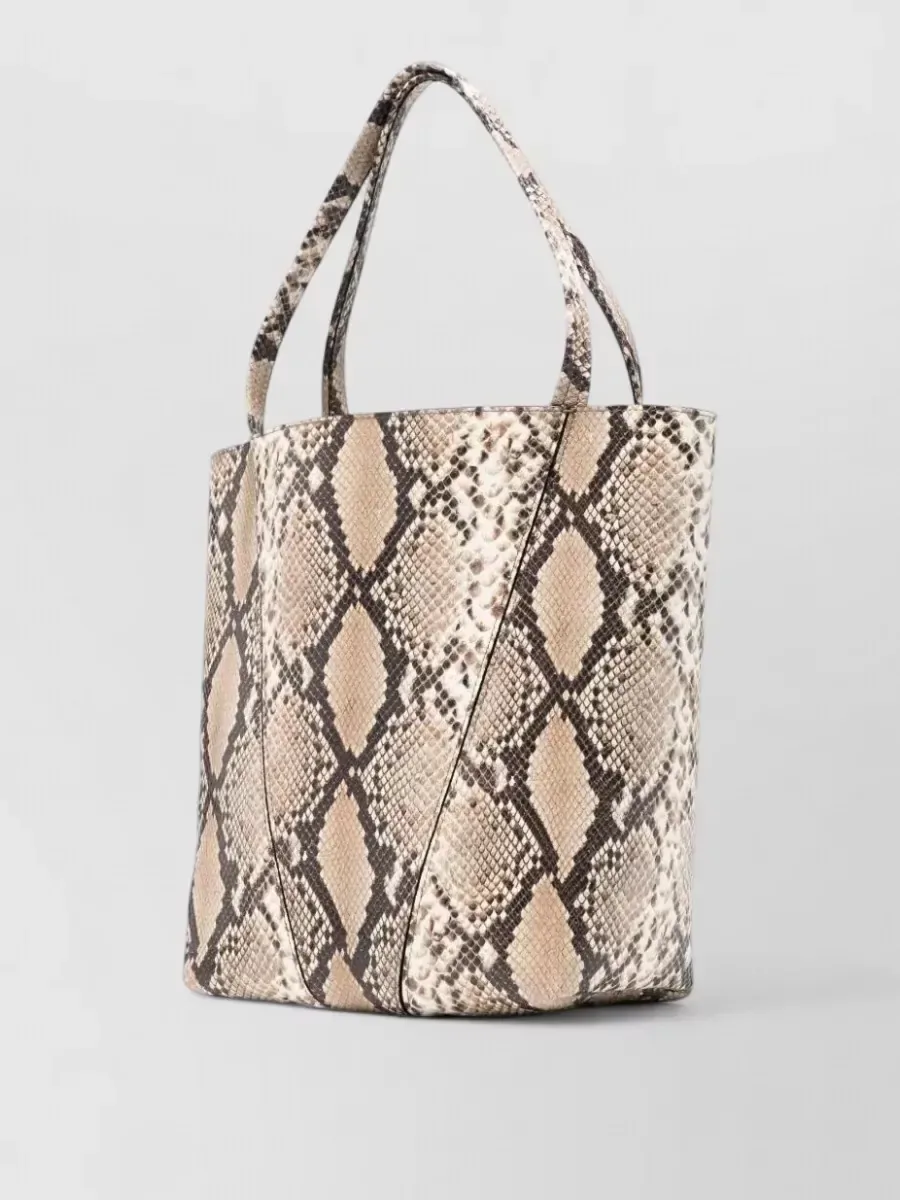 Chloé Spin Schultertasche in Beige, Foto 3