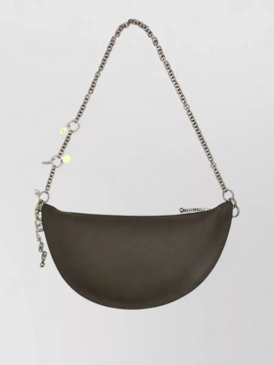 Chloé Icons Half-Moon Shoulder Bag in Dunkelbraun, Foto 2
