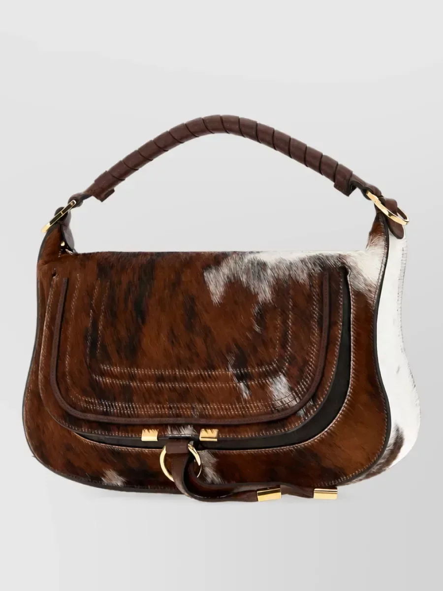 Chloé Marcie Clutch Bag in Brown, photo 1