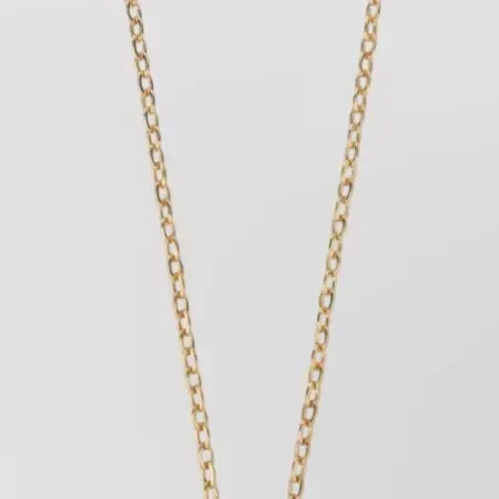 Chloé Charm Necklace em Dourado, pormenor