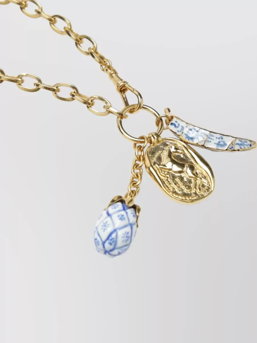 Chloé Charm Necklace em Dourado, foto 2