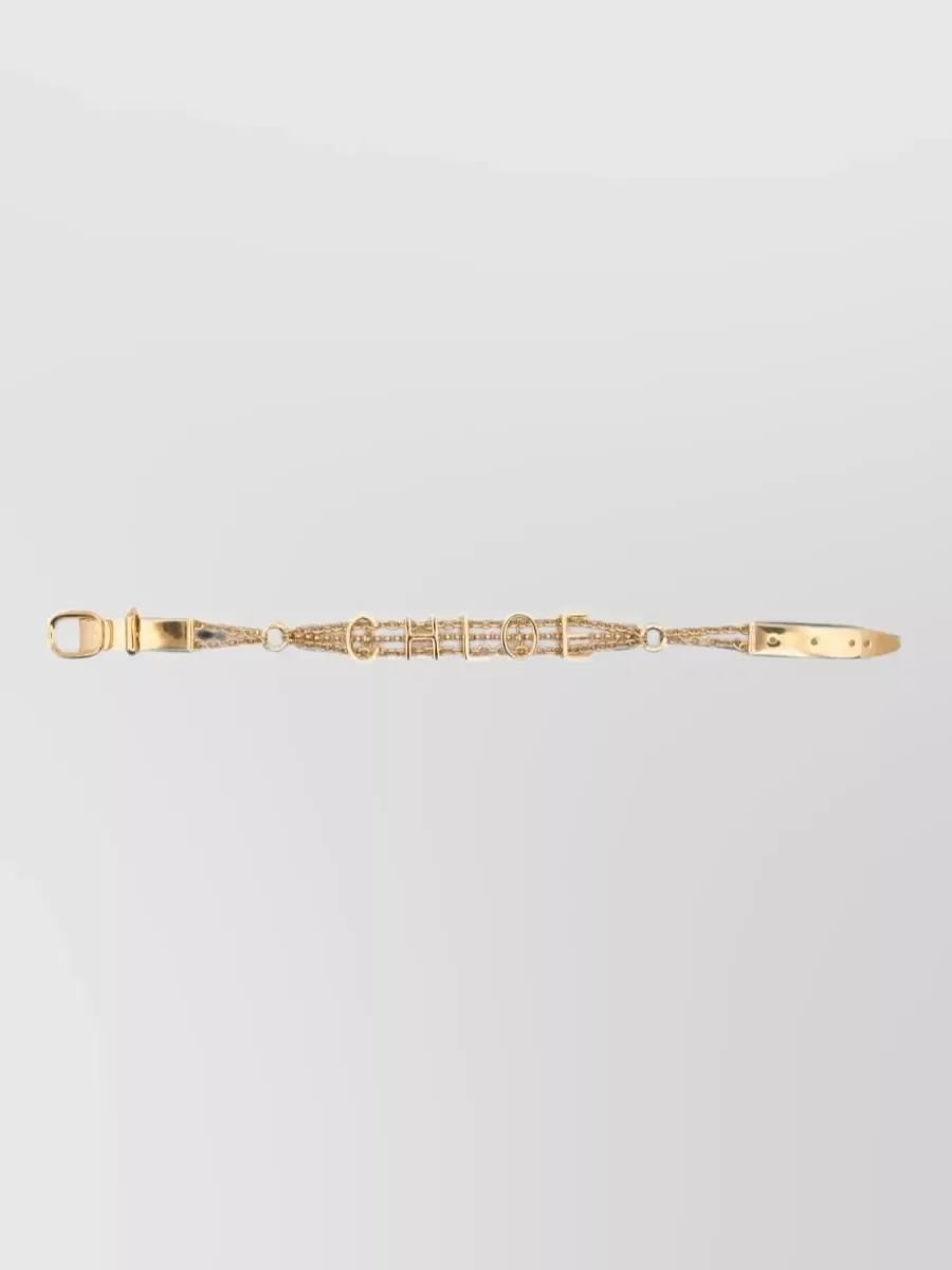 Pulseira Chloé em latão dourado, foto 1
