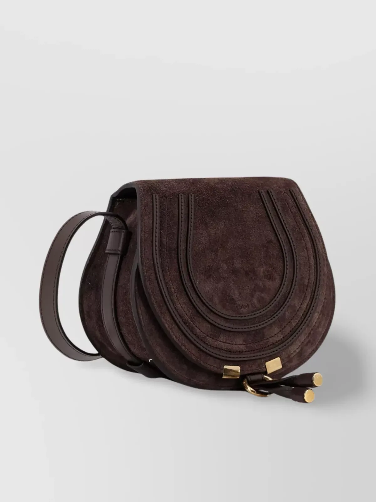 Sac porté épaule Chloé Marcie Small marron, photo 3