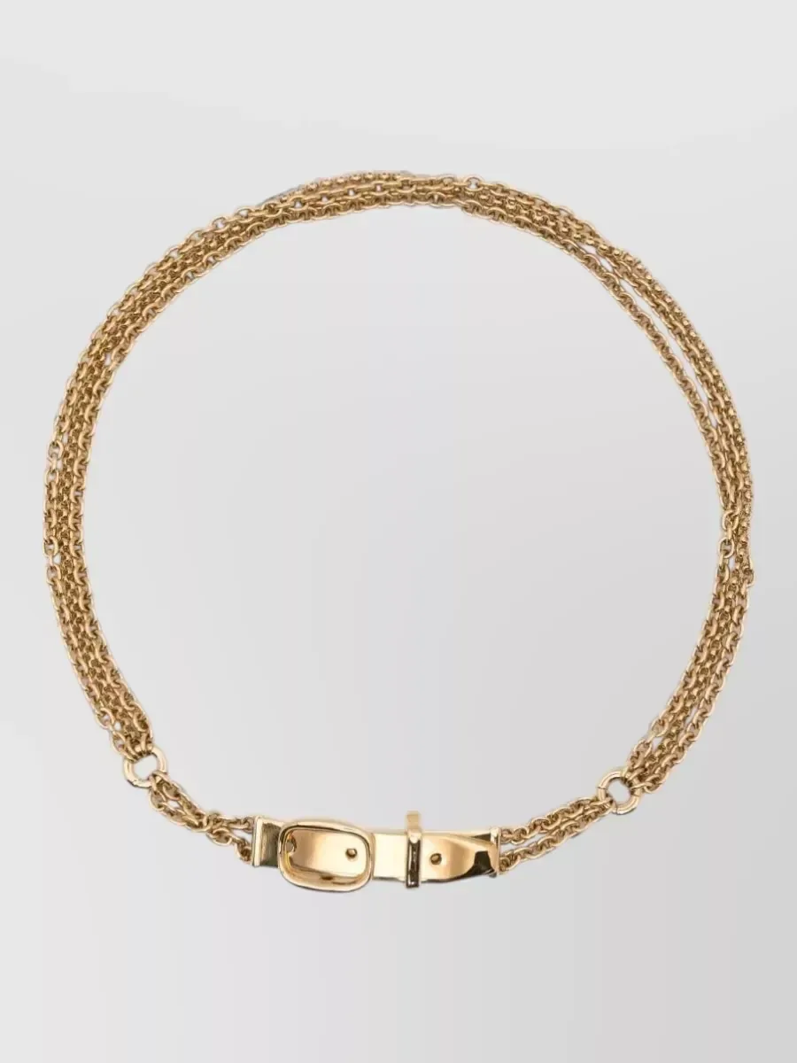 Colar de corrente Chloé em latão dourado, foto 1