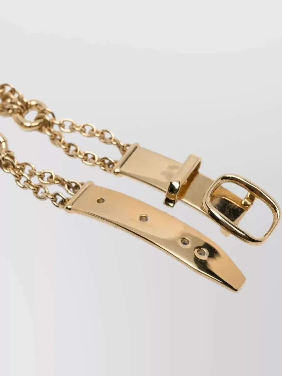 Colar de corrente Chloé em latão dourado, foto 3