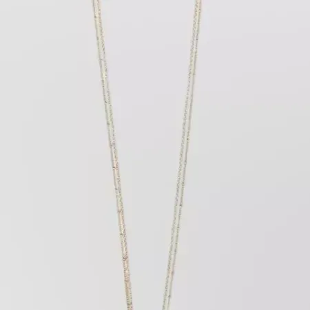 Chloé Layered Charm Necklace in Gold, Detail