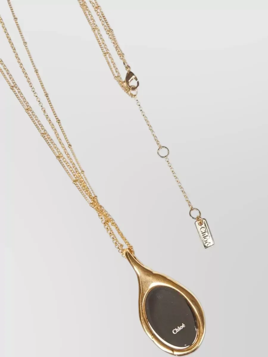 Chloé Layered Charm Necklace in Gold, Foto 2