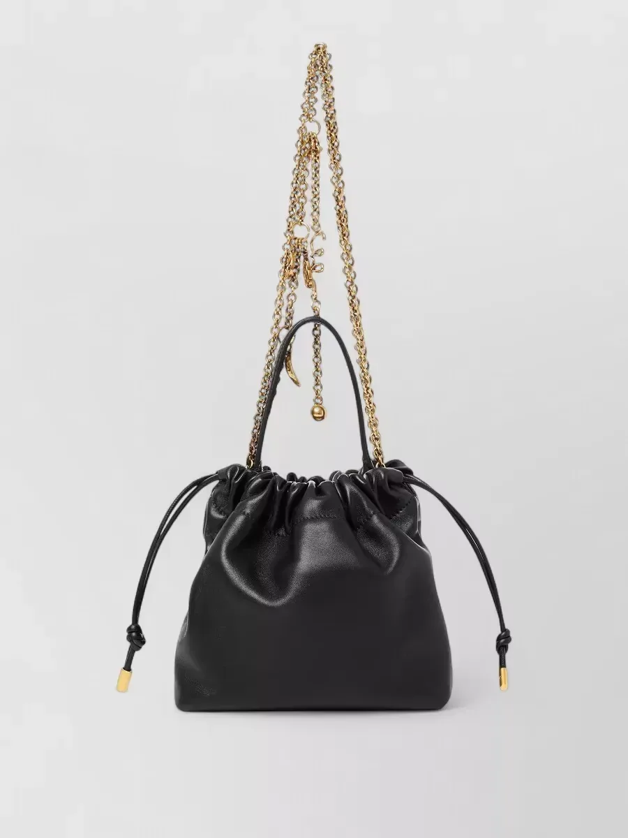 Mini borsa a secchiello Chloé Icons nera, foto 2