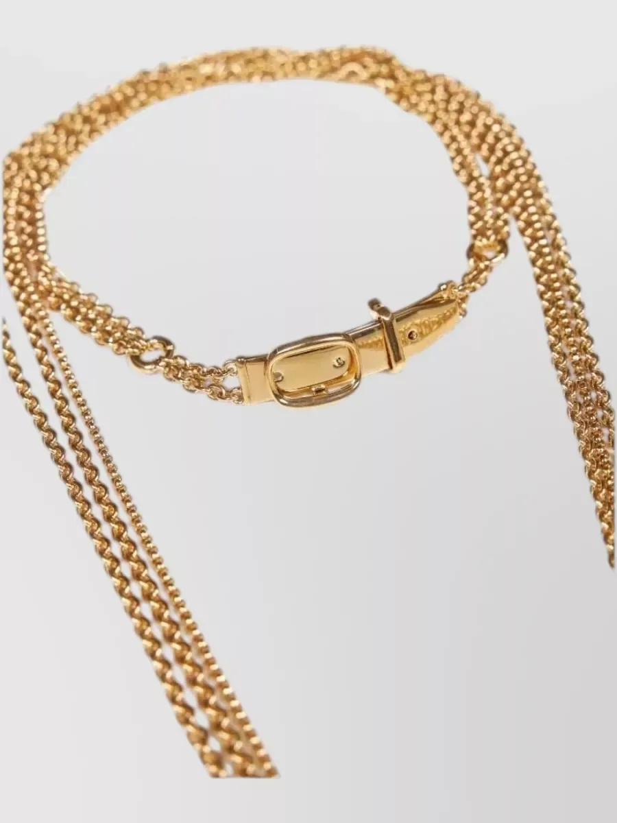 Chloé Long Pendant Necklace in Gold, photo 2