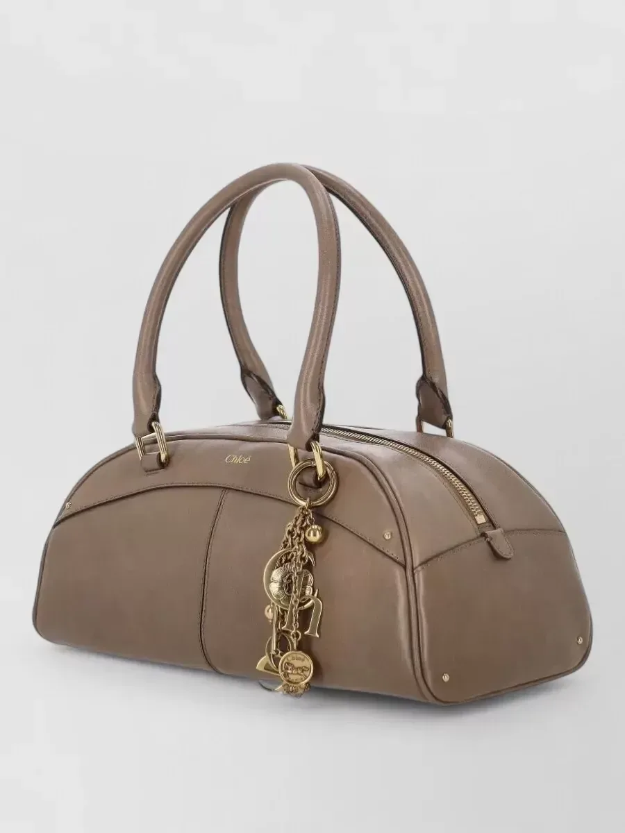 Chloé Bowling Bag in Taupe, photo 3