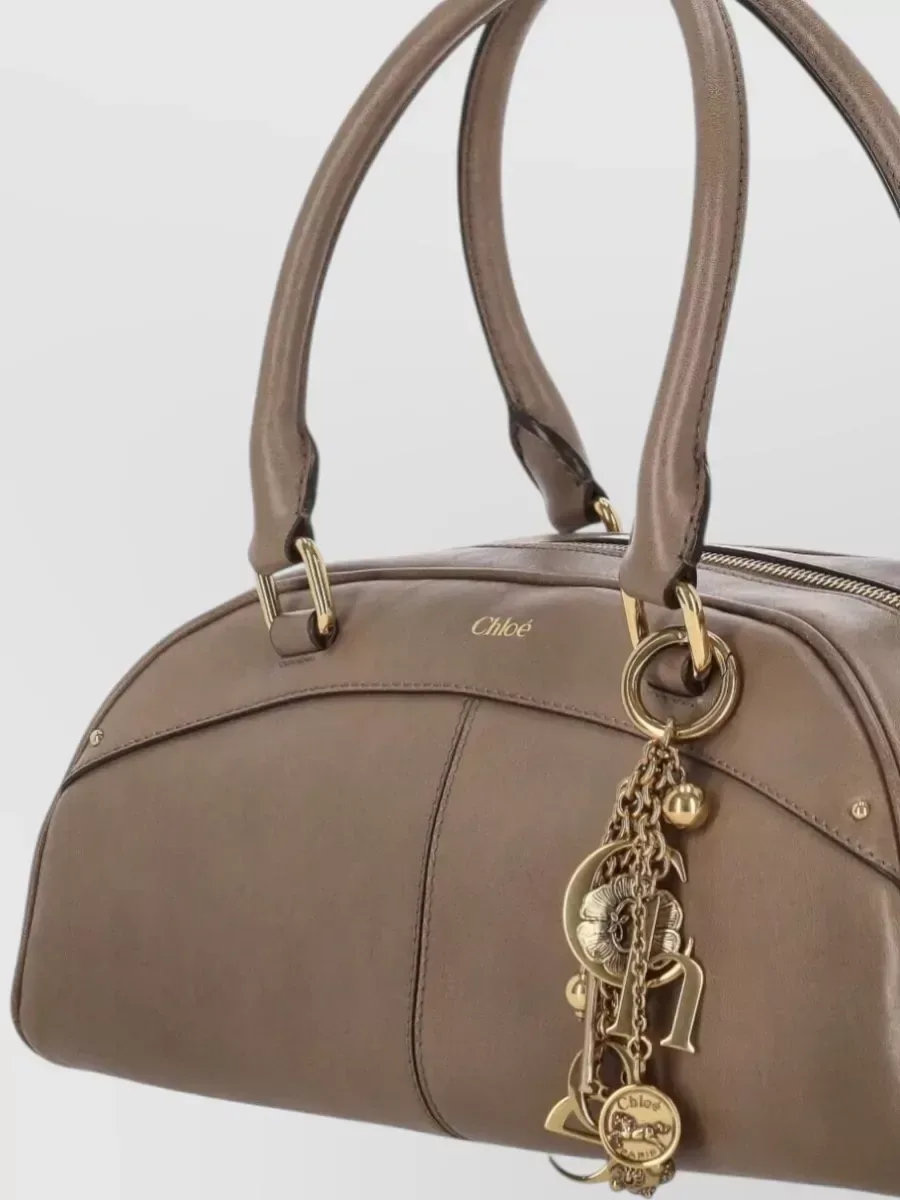 Chloé Bowling Bag in Taupe, photo 4
