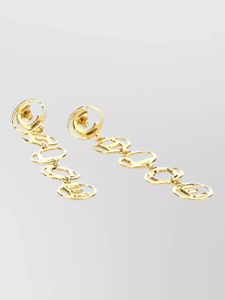 Chloé Messing Ohrhänger in Gold, Foto 2
