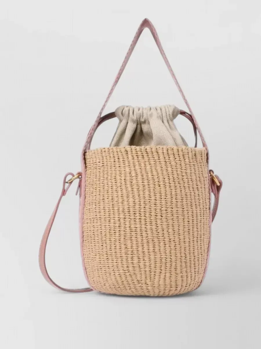 Chloé Woody Bucket Top Handle in Beige, photo 1