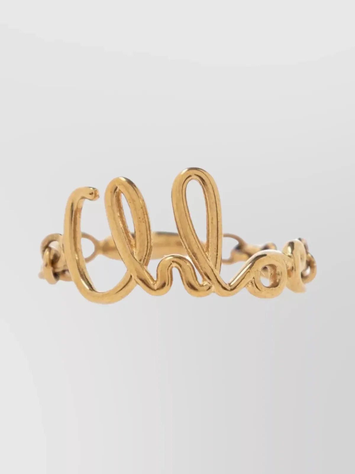 Chloé Chain Ring Set in Gold, photo 1