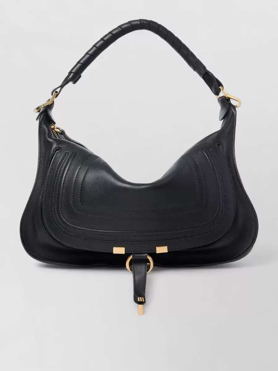 Chloé Marcie Small Top Handle in Black, photo 1