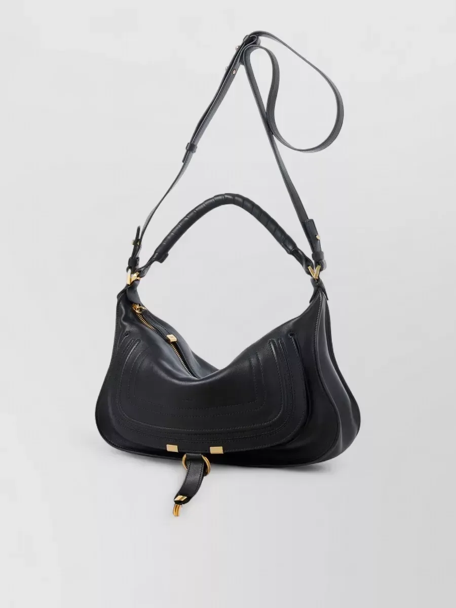 Chloé Marcie Small Top Handle in Black, photo 2