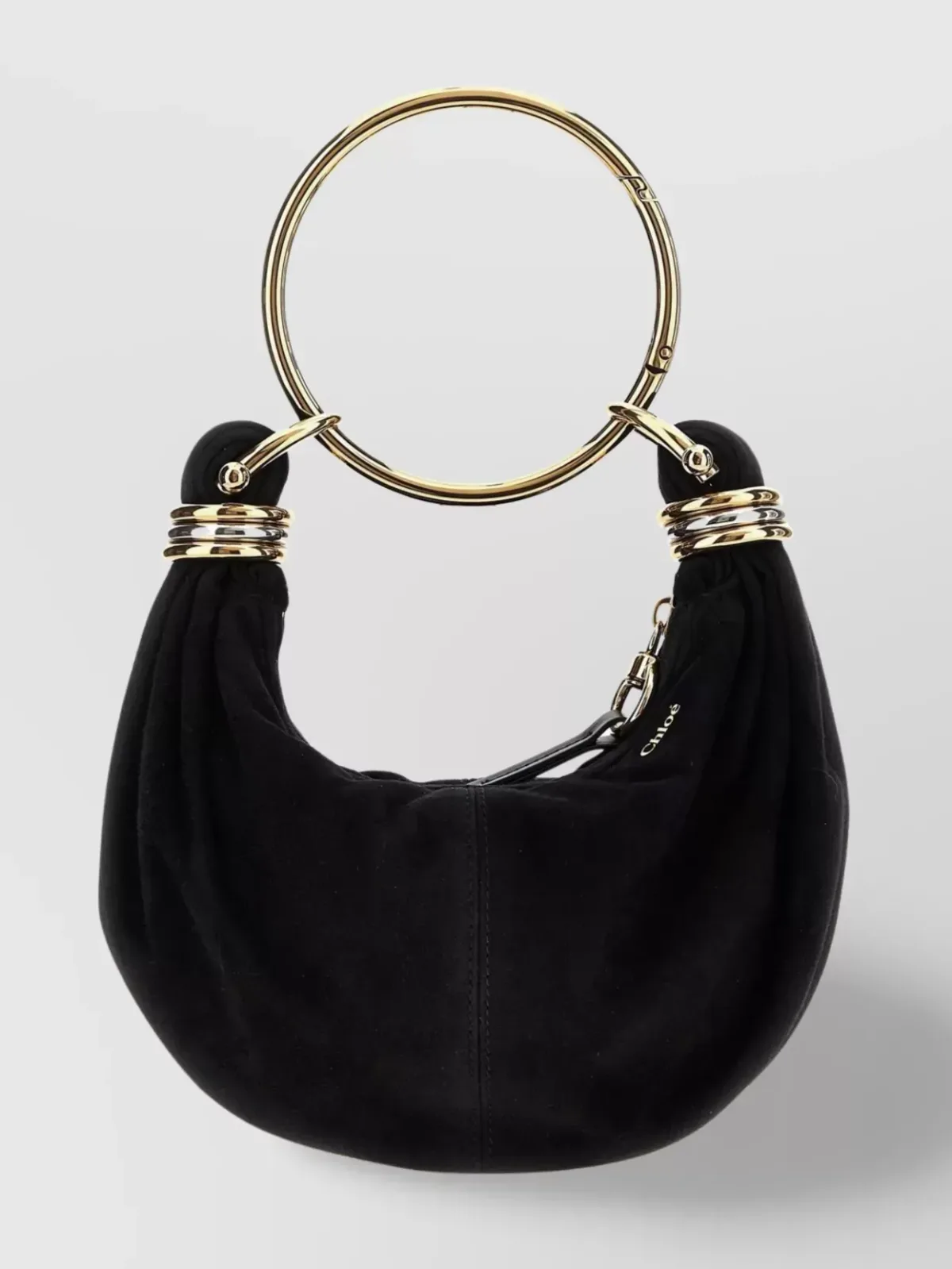 Chloé Bracelet Bag Mini in nero, foto 1