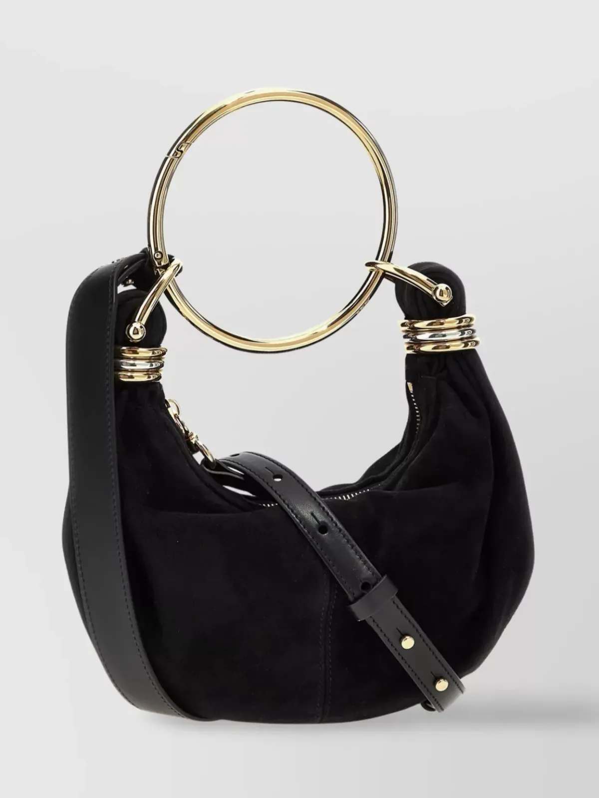 Chloé Bracelet Bag Mini in nero, foto 2